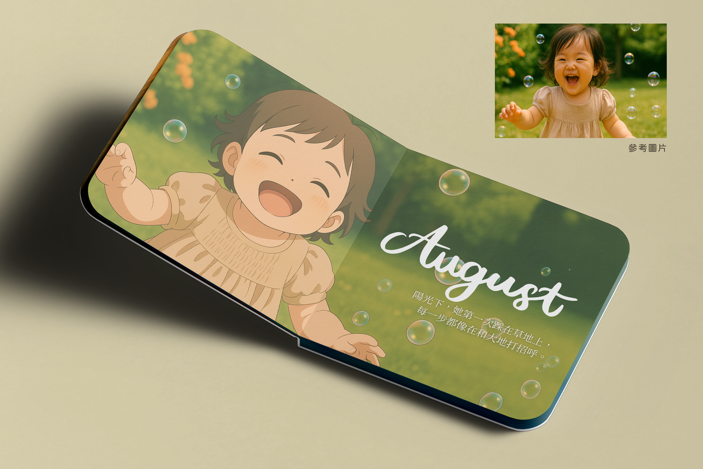 寶寶日記・我們的一年|12個月故事書|12 Months Story Book(26P)