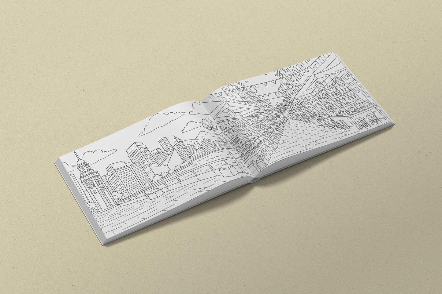 📚 香港地標填色冊|Color Hong Kong